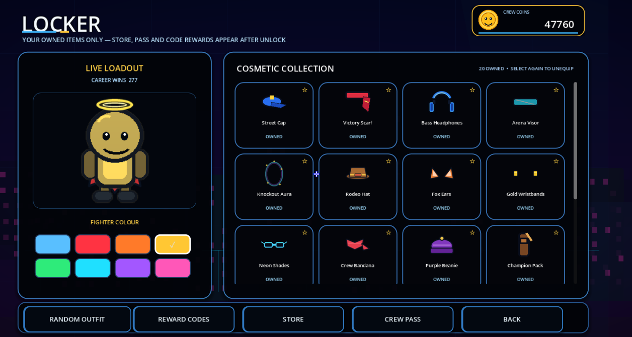 Locker cosmetic collection